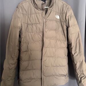 The North Face Men's Taupe Puffer Jacket